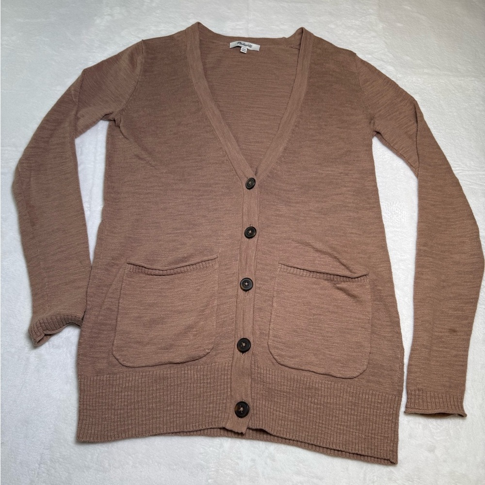 Madewell Rose-Taupe Knit Sweater